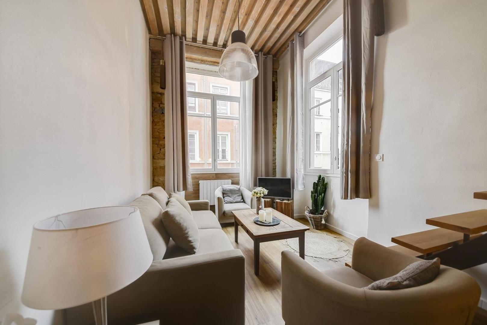 Guestready - Magnificent Duplex Canut Hypercentre Lyon Kültér fotó